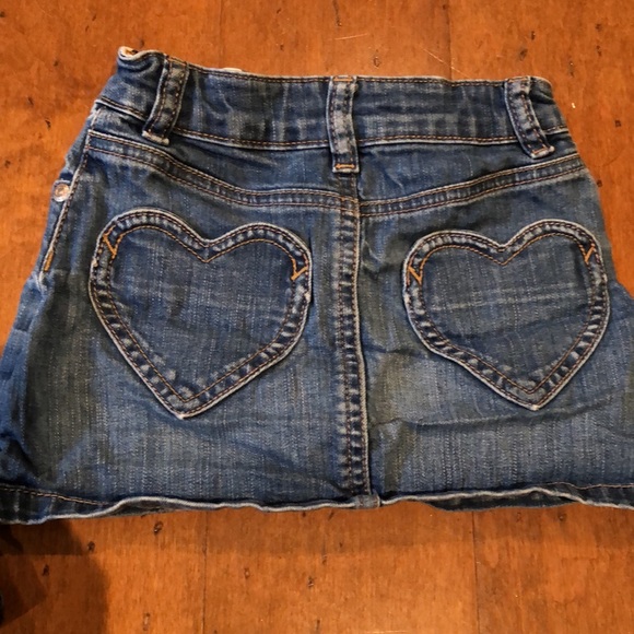 2 denim Mini Boden skirts 3-4yr - Picture 6 of 7